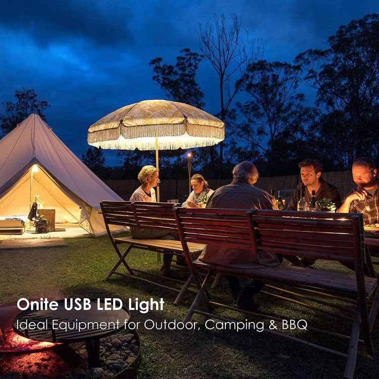 Onite Tragbar USB LED Light camping Lampe zeltlampe Beleuchtung