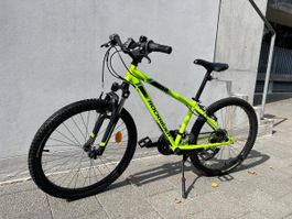 Rockrider 24“ Kids MTB Neon Gelb 