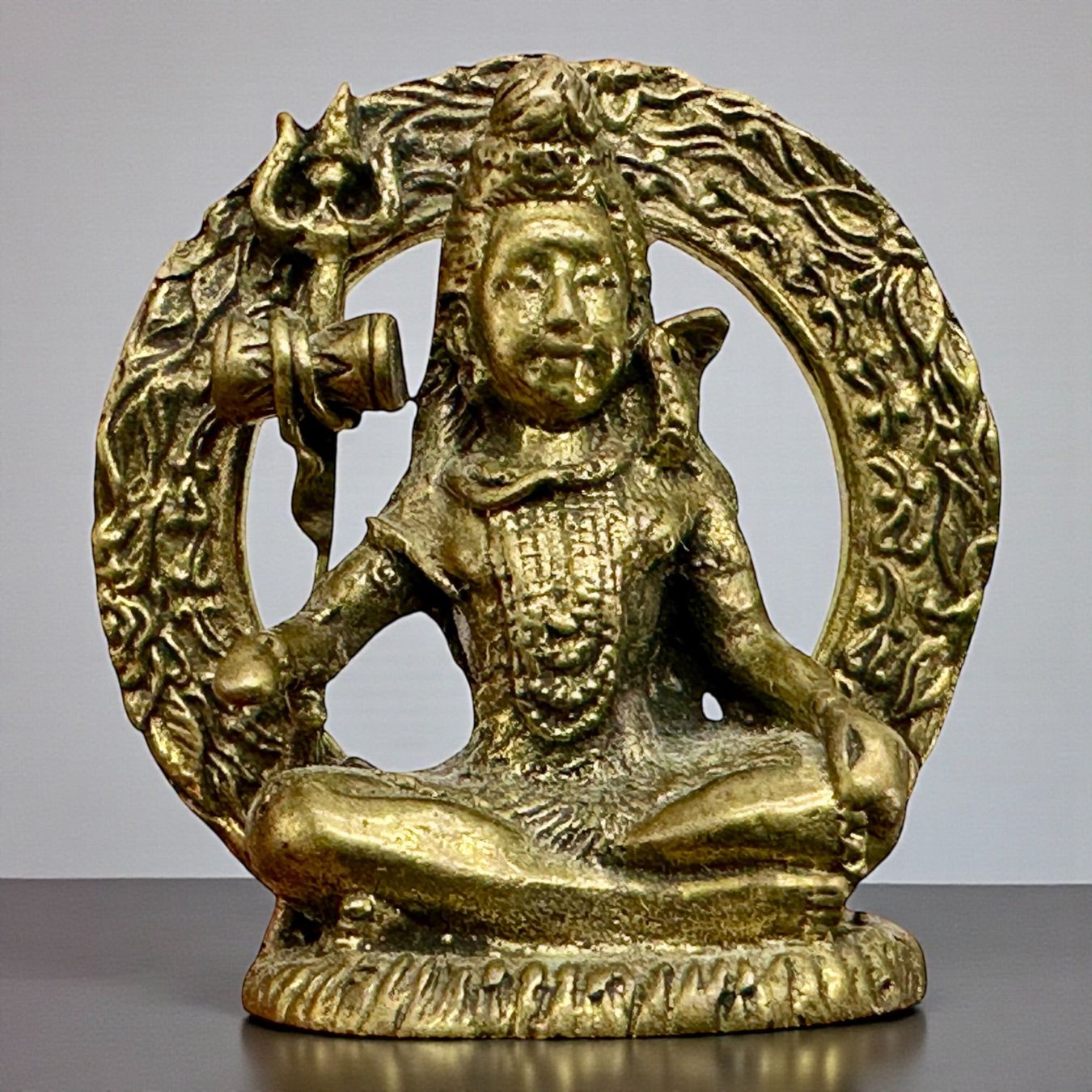 Skulpturen & Statuen: Statuette miniature de Shiva en bronze doré – Gebraucht aus Morges von Auct
