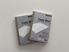 2x Quittungsbüchlein