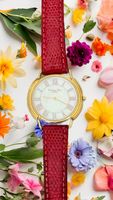 Christian Dior Uhr Quarz mit Lederband