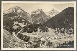 Foto-AK: Curaglia mit Piz Muraun, Gr, 1931