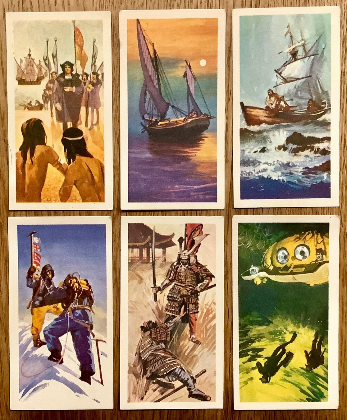 Bücher: 1973 12 Vintage ADVENTURERS & EXPLORERS Sammelbilder England – Gebraucht aus Root von ENGLAND-TREASURES 3