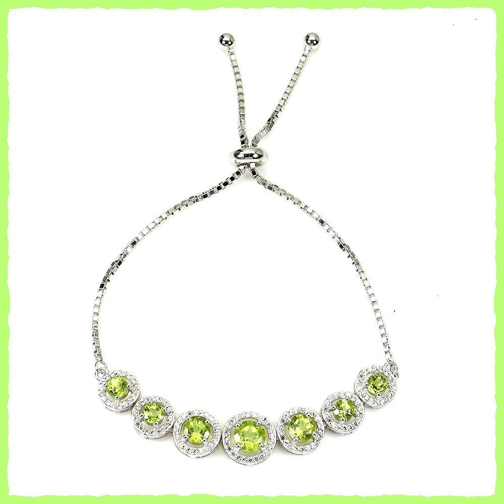 Armbänder & -reifen: ♛ Peridot Armband 925 Silber – Neu und originalverpackt aus Oberglatt ZH von Hot-Spot 1