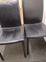 6 Stühle, Schwarz.Kunstleder