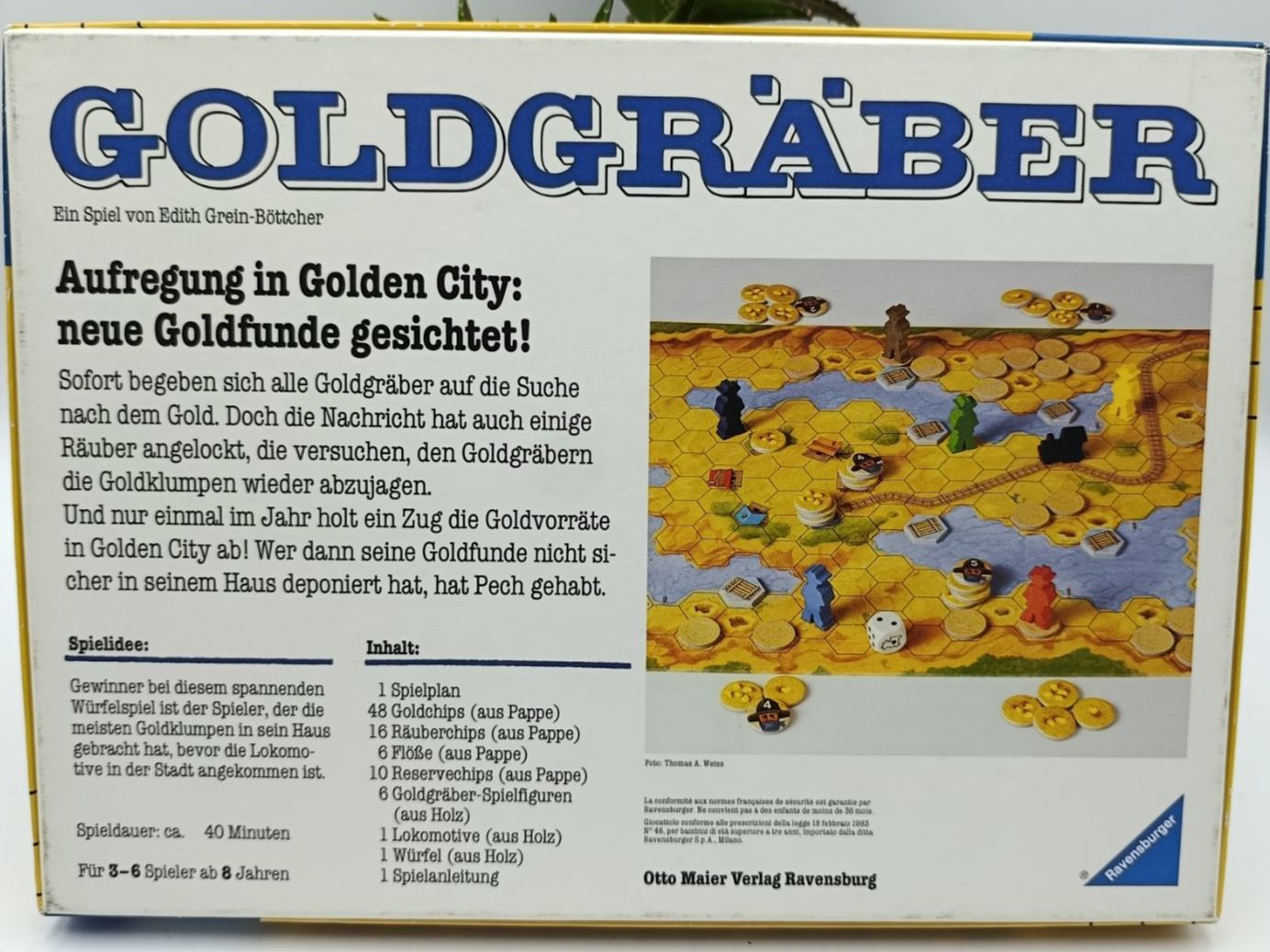 Ravensburger Giochi: Ravensburger Spiel Goldgräber – Usato da Wil SG venduto da Donaldus 1