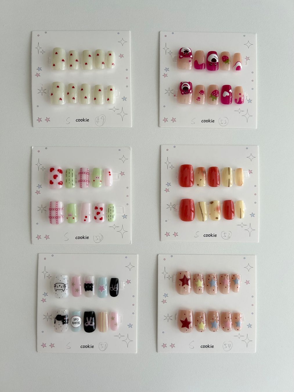 Unghie finte: Press-on nail  - New - short square - size S – Nuovo (secondo la descrizione) da Basel venduto da lau_982w 8