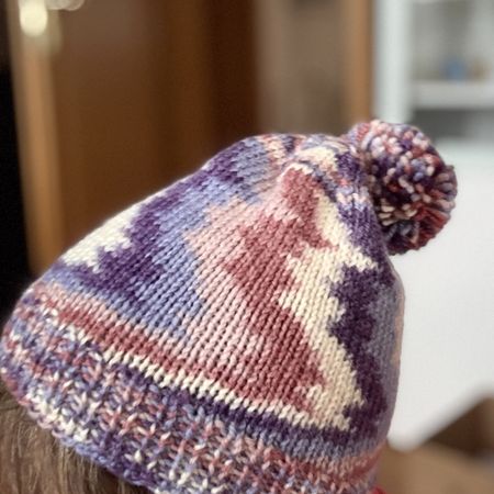 Handgestricktes Winter Set: Mütze, Schal, NEU
