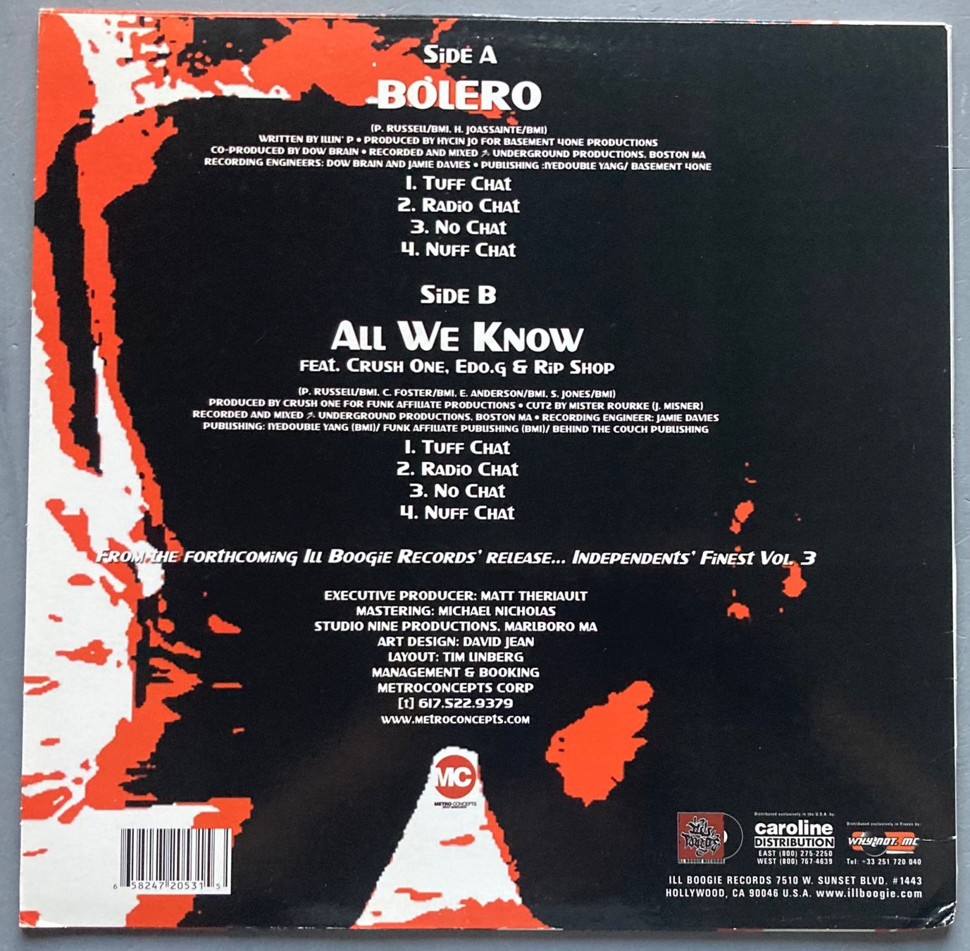 Dischi in vinile: ILLLIN' P - BOLERO – Usato da Poliez-Pittet venduto da Newtown-Records 1
