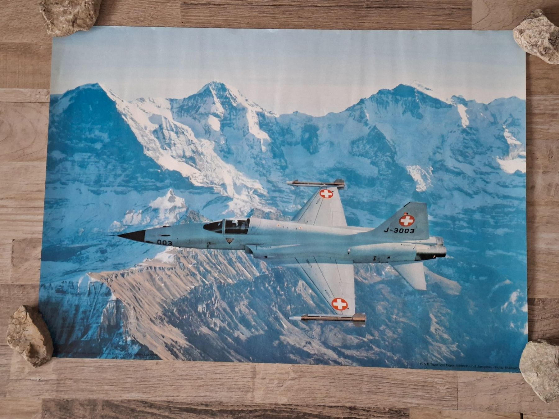 Posters & Illustrations: Tiger F-5E Poster Schweizer Luftwaffe – D'occasion à Giffers par attila07