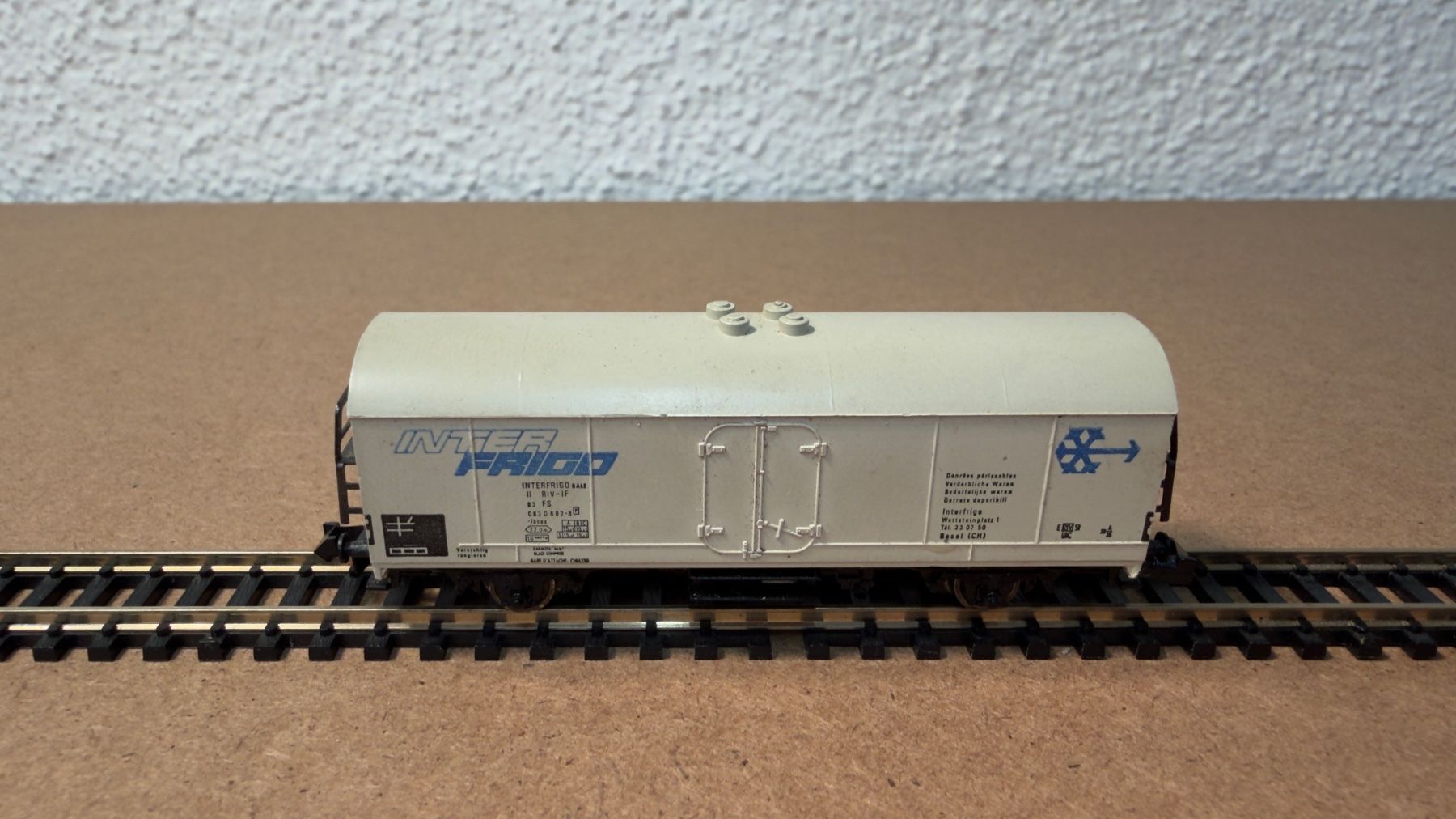 Fleischmann Modellini di ferrovie: Fleischmann Inter Frigo Güterwagen Spur N – Usato da Schlieren venduto da rat_lq6b 4