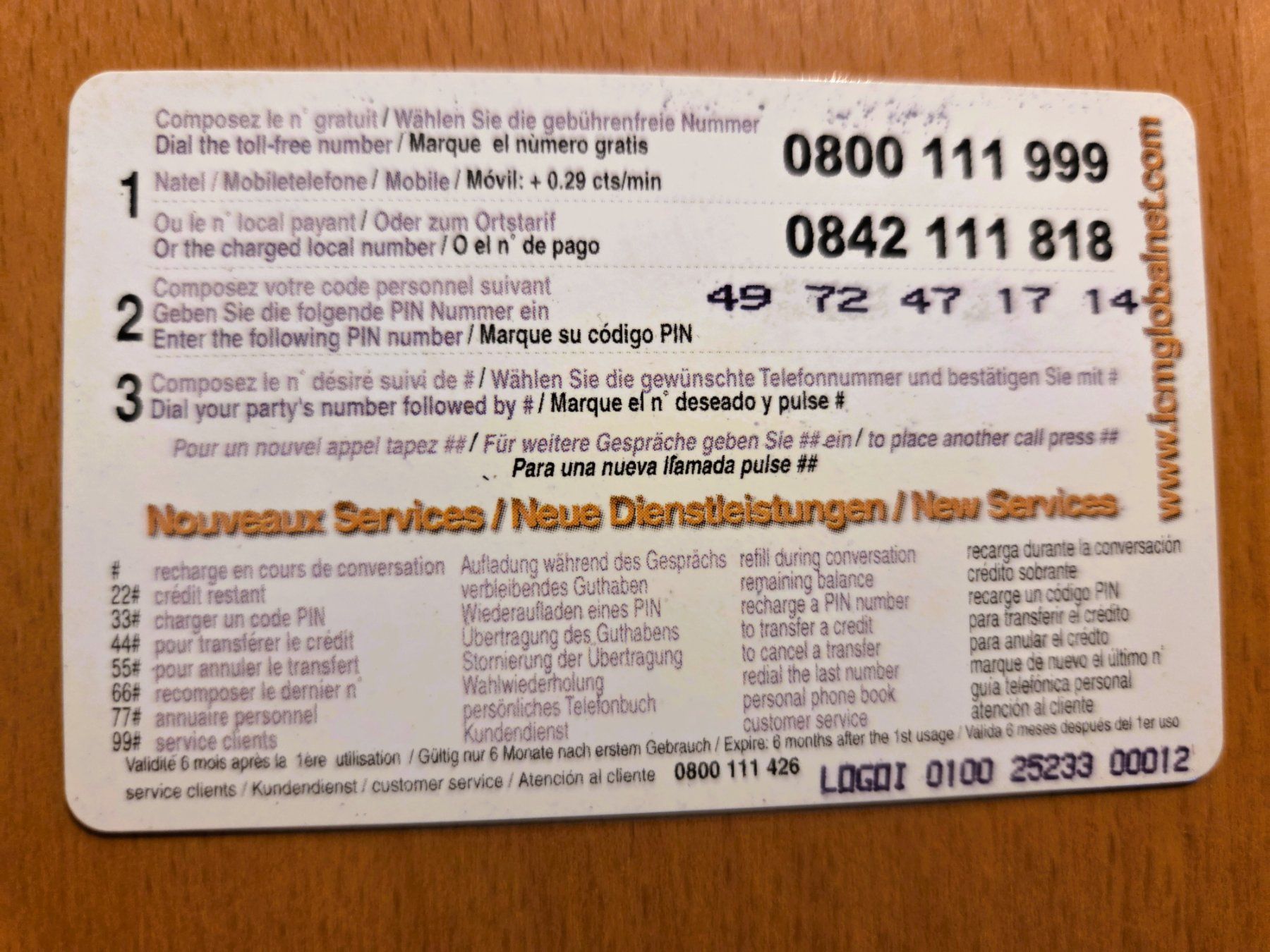 Schede telefoniche: PREPAID - SCHWEIZ – Usato da Brüttisellen venduto da Nighttrain 1