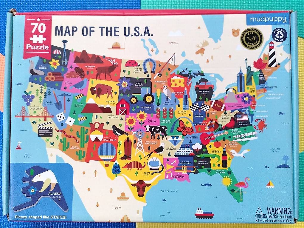 Puzzle: Puzzle Map of the USA – Usato da Sessa venduto da uza_x5jm