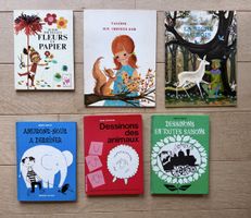 Lot livres jeunesse années 60’ Nathan Contes Dessin