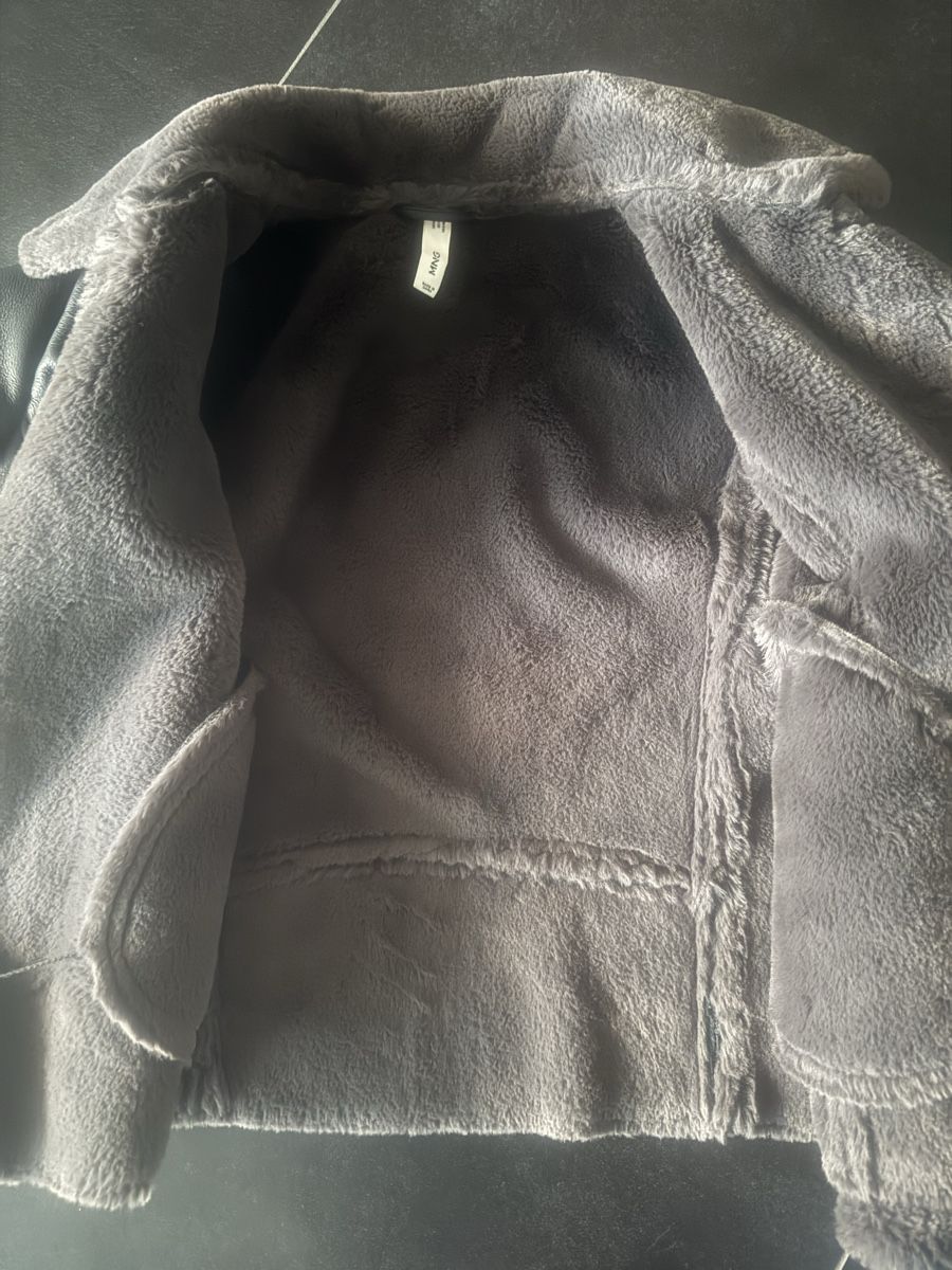 Mango Giacche: MNG Leder Jacke, Kunstleder mit Teddyfutter, Gr. S – Nuovo (secondo la descrizione) da Bilten venduto da and_6hjn 3
