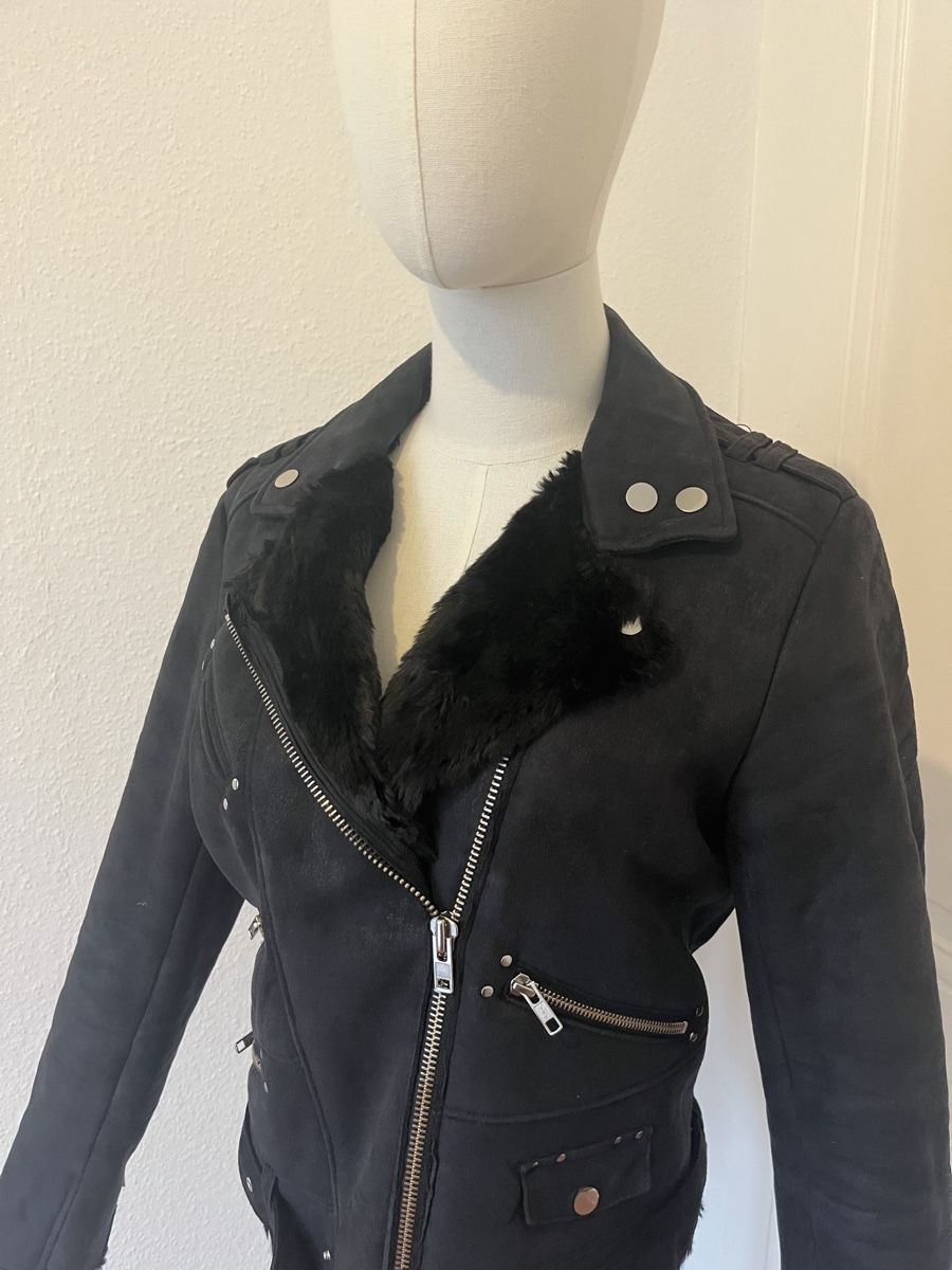 Kooples Giacche: The Kooples Black Jacket, Size M, fur – Usato da Mies venduto da nic_yk5d 1