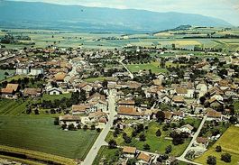 CHAVORNAY et le Jura - Vue aérienne