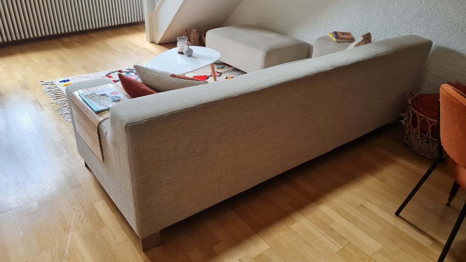 Sofas: Canapé et repose pieds couleur sable – Gebraucht aus Morges von xauriix 3