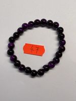 1 Stück / Lila Kugeln Armband.