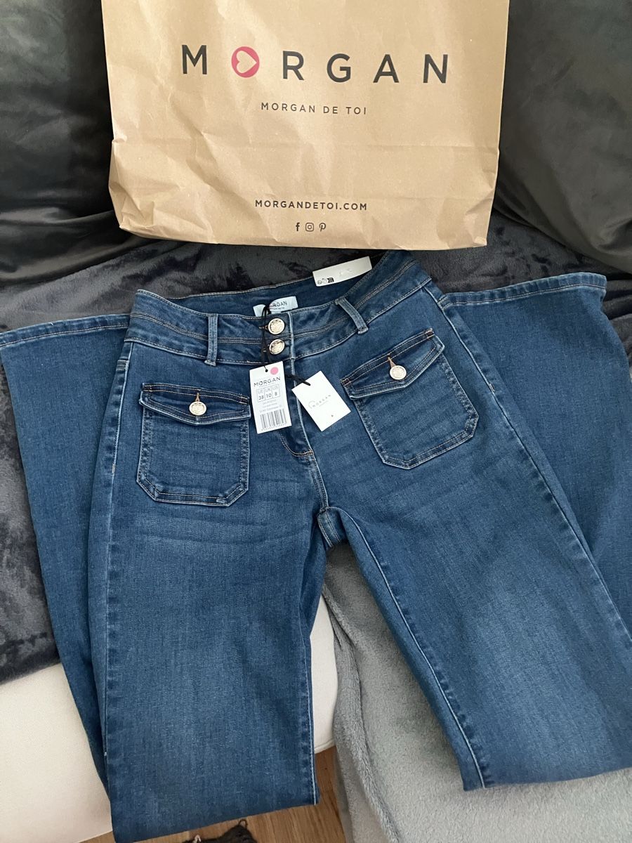 Morgan Jeans: Morgan Bootcut Jeans, Gr. 38, neu mit Etikett – Nuovo e nell'imballaggio originale da Bern venduto da and_d5mk 2