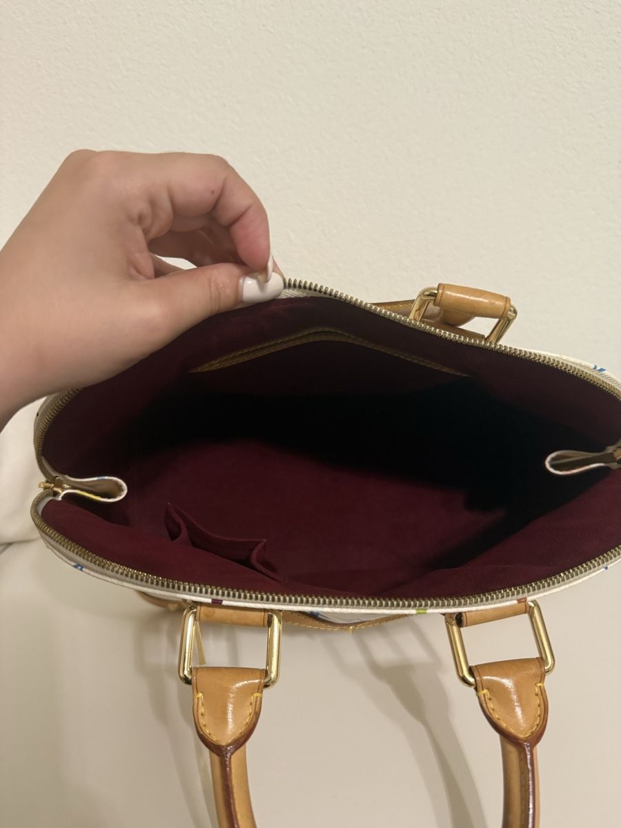 Louis Vuitton Borse da donna: Louis Vuitton Alma PM White Multicolore Murakami Bag – Usato da Winterthur venduto da Skerk18 3