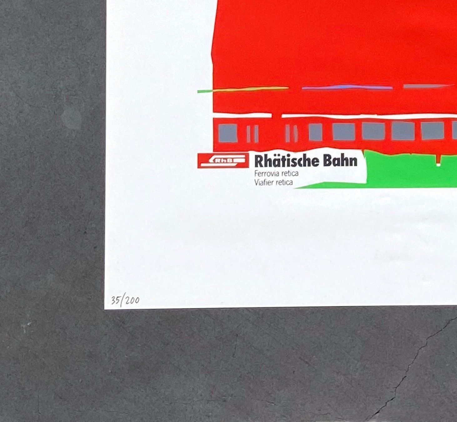 Foto & Immagini: Plakat, Carlo Gröbli, nummeriert 35/200 – Nuovo (secondo la descrizione) da Chur venduto da design-of-time 1