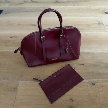 Guess Handtasche Burgunderrot Top Zustand