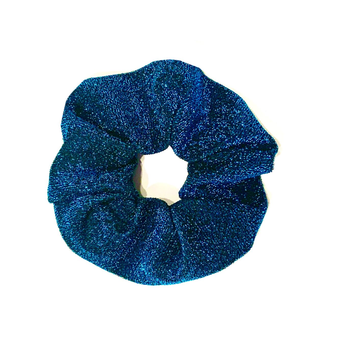 Accessori per capelli: Handmade BIG SCRUNCHIE glamorous petrol metallic dark teal – Nuovo e nell'imballaggio originale da Emmenbrücke venduto da little.treasures