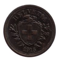 Schweiz / Suisse - 1 Rappen - 1915 - VZ
