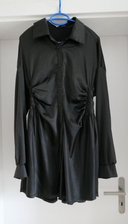 Kleid schwarz mit langen Ärmeln von Shein, Gr. M (38), neu