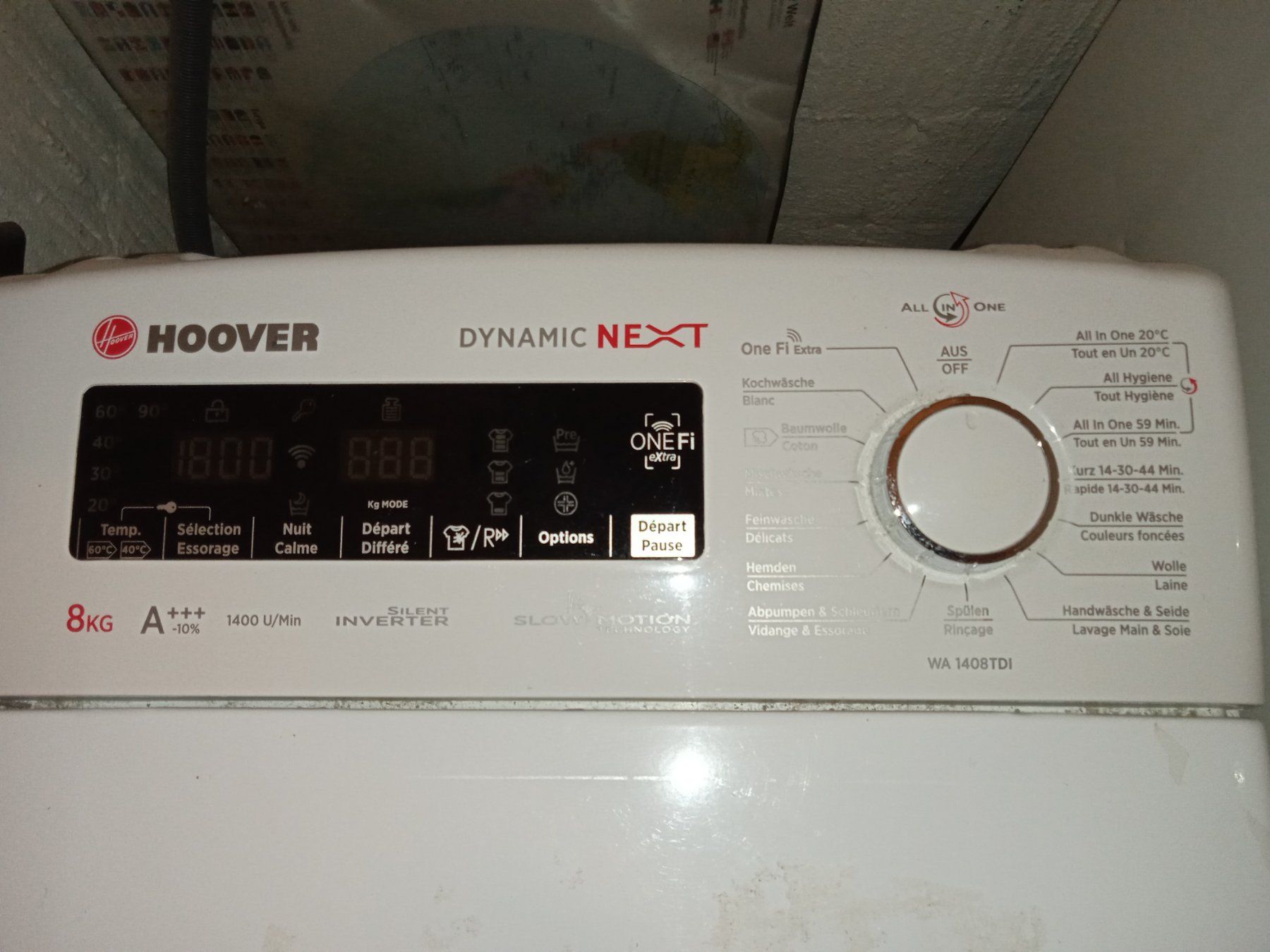 Hoover Waschmaschinen: Waschmaschine Hoover Dynamic Next 8kg – Gebraucht aus Schaffhausen von riccasell 1