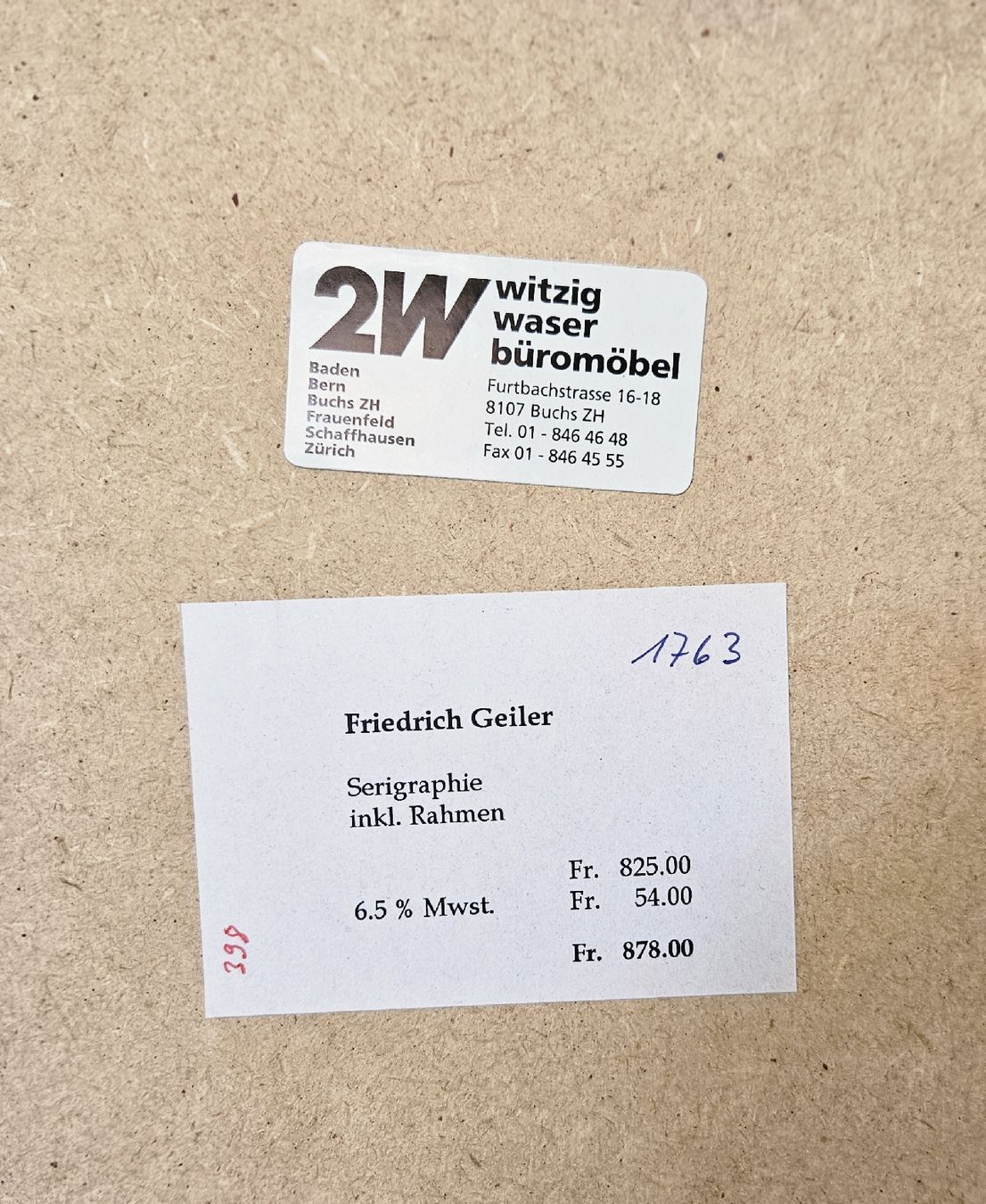 Grafica & Litografie: Moderne Seriegraphie von Friedrich Geiler – Usato da Rieden AG venduto da sam5432 5