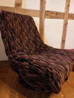 Sessel braun schwarz gemustert guter Zustand