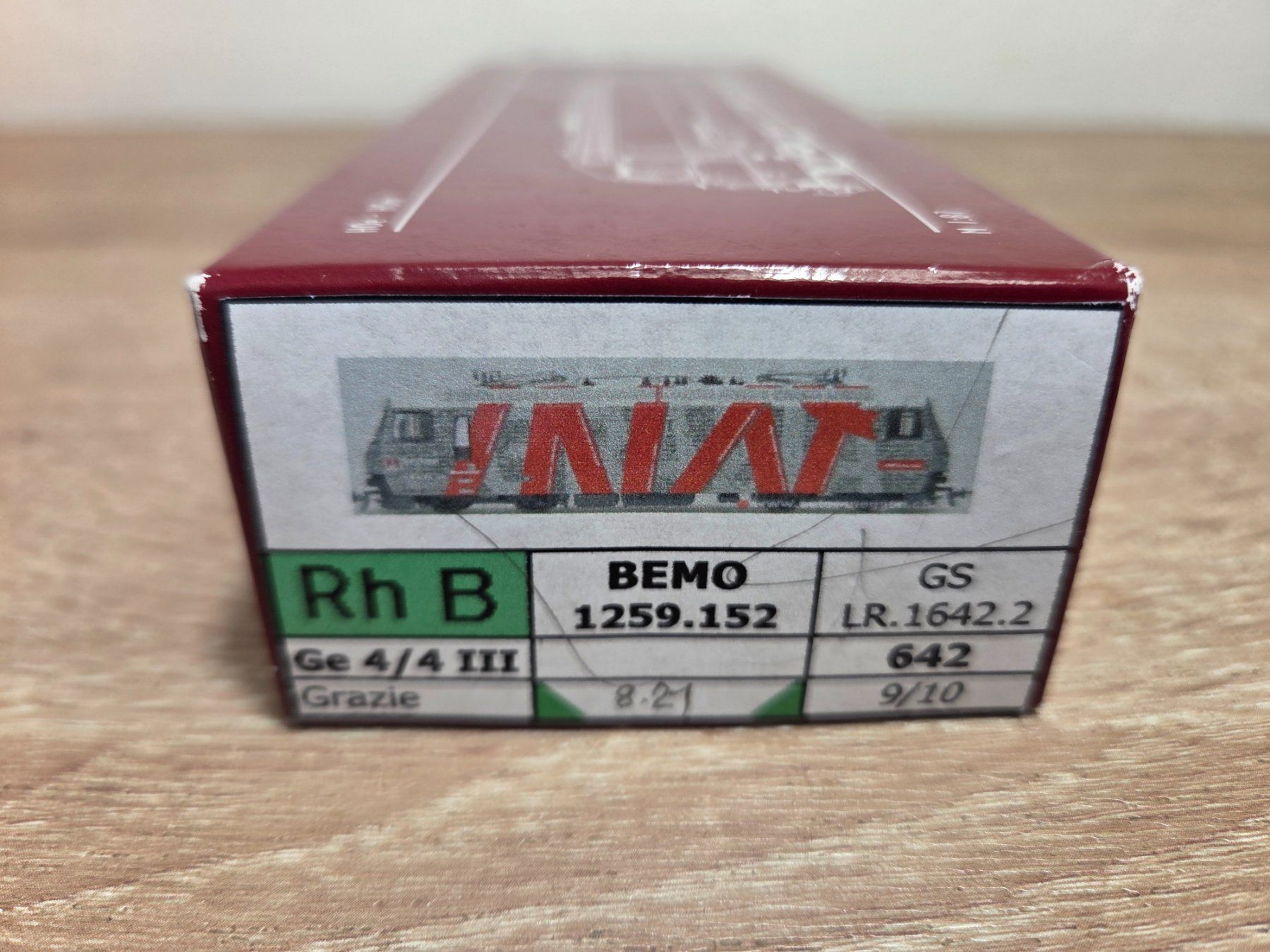 Bemo Modellini di ferrovie: Bemo 1259 152 E-Lok Grazie RhB H0m – Usato da St-Aubin-Sauges venduto da Lo_Go 7