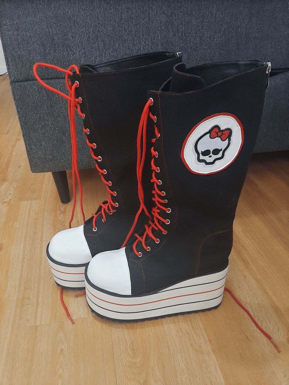 Scarpe da uomo: Monster High Plattform Stiefel – Nuovo (secondo la descrizione) da Bülach venduto da Aninoss