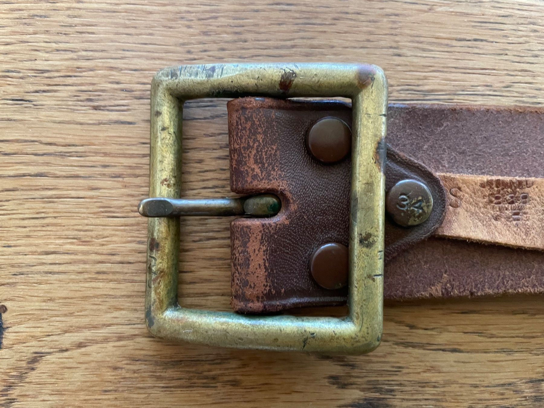 US Army Uniformi: U.S. Army Original ww2 garrison belt – Difettoso da Oberbütschel venduto da Woodie2005 5