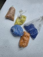 Lot de perles colorées, idéal pour créations estivales