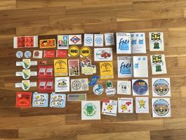 Sammlung diverser Aufkleber & Etiketten CH