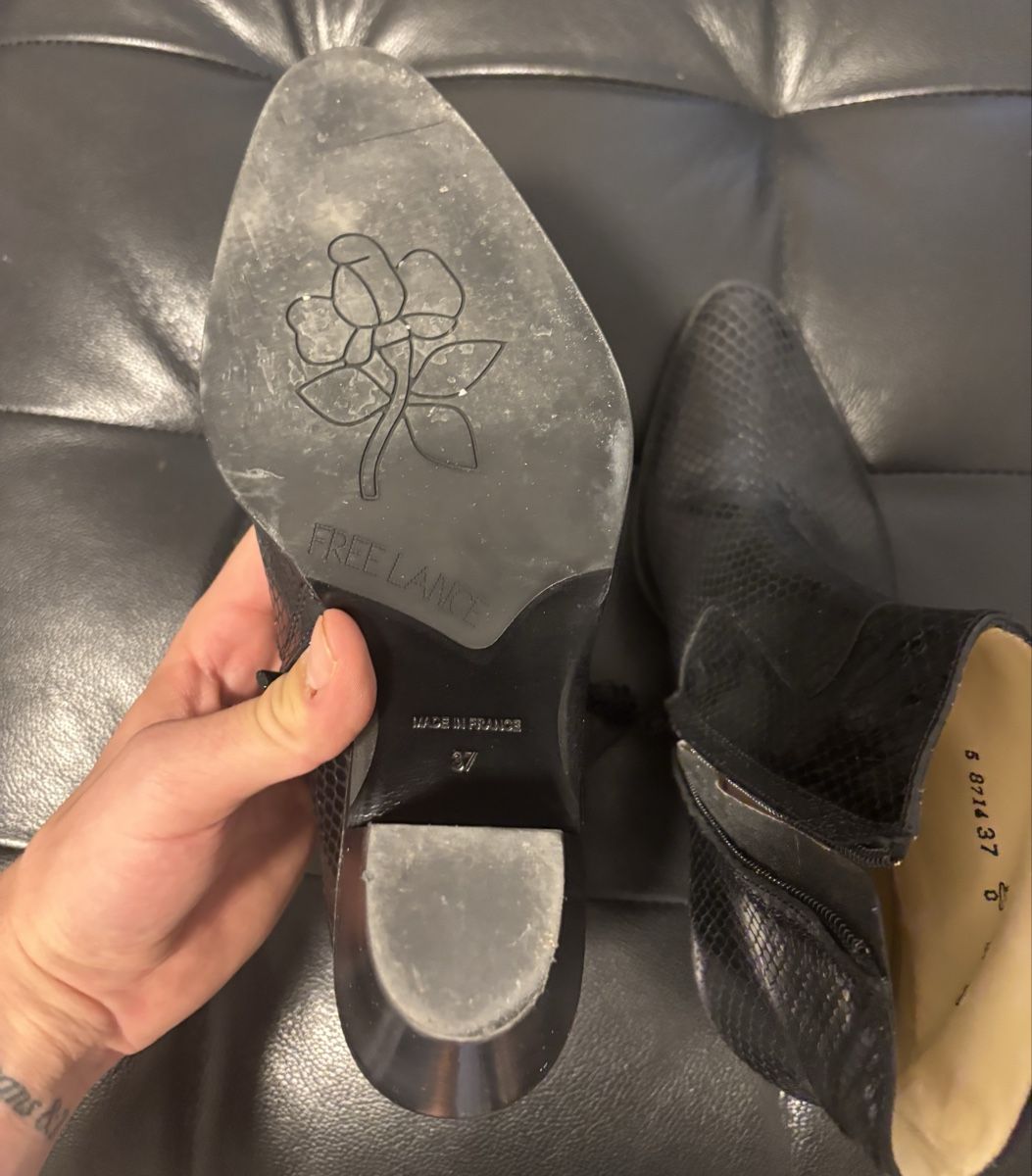 Scarpe da donna: Free Lance Black Leather Boots – Usato da Chur venduto da Cuteclothes7k 4