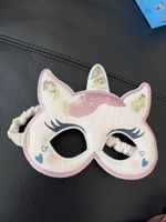 Einhorn Maske Kinder Fasching & Karneval Glitzer 🦄