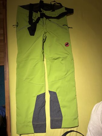 Mammut Skihose Softech grün Grösse 50  