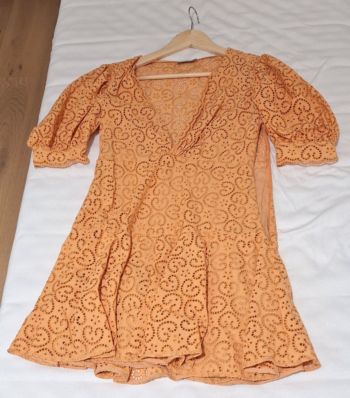 Sandro Kleider: Sandro; Elegantes Sommerkleid in Orange Grösse M – Neu (gemäss Beschreibung) aus Thundorf von Roxy003 2