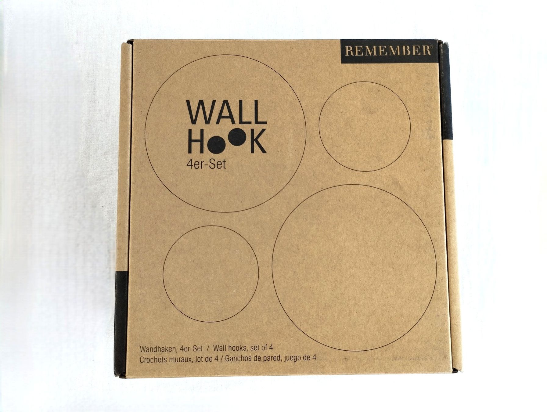 Eisenwaren: REMEMBER Wandhaken 4er-Set – Neu und originalverpackt aus Schübelbach von Restwert_Schubelbach 8