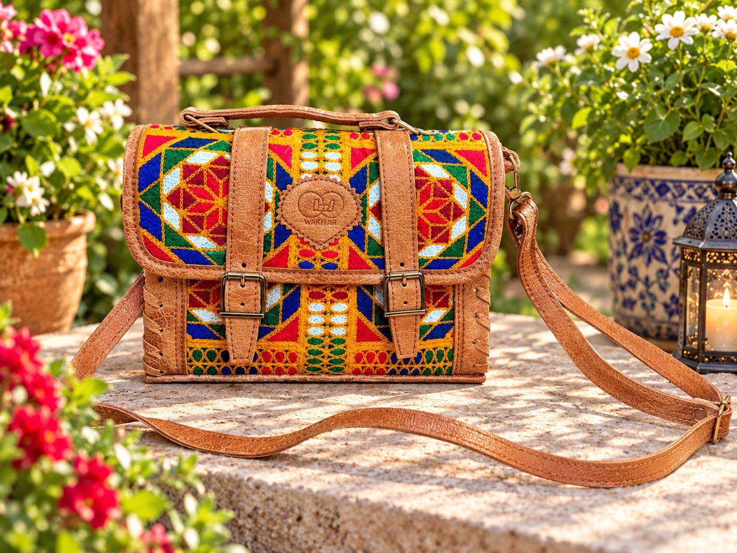 Borse da donna: Ledertasche mit Stoffeinsatz klein neuwertig – Nuovo e nell'imballaggio originale da Uitikon Waldegg venduto da Yasin 3