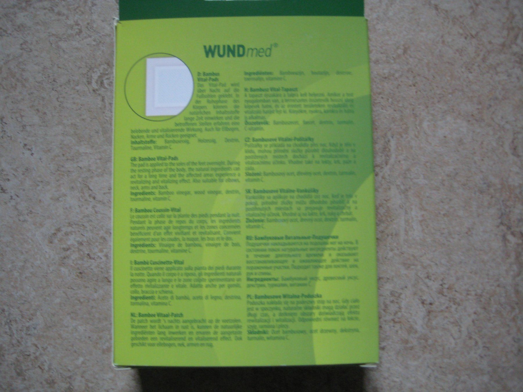 Wundmed Bambus Vital-Pads, 8 Stk, Neu & OVP (Neu und originalverpackt) in  Ernetschwil fr CHF 1  mit Lieferung auf Ricardo kaufen