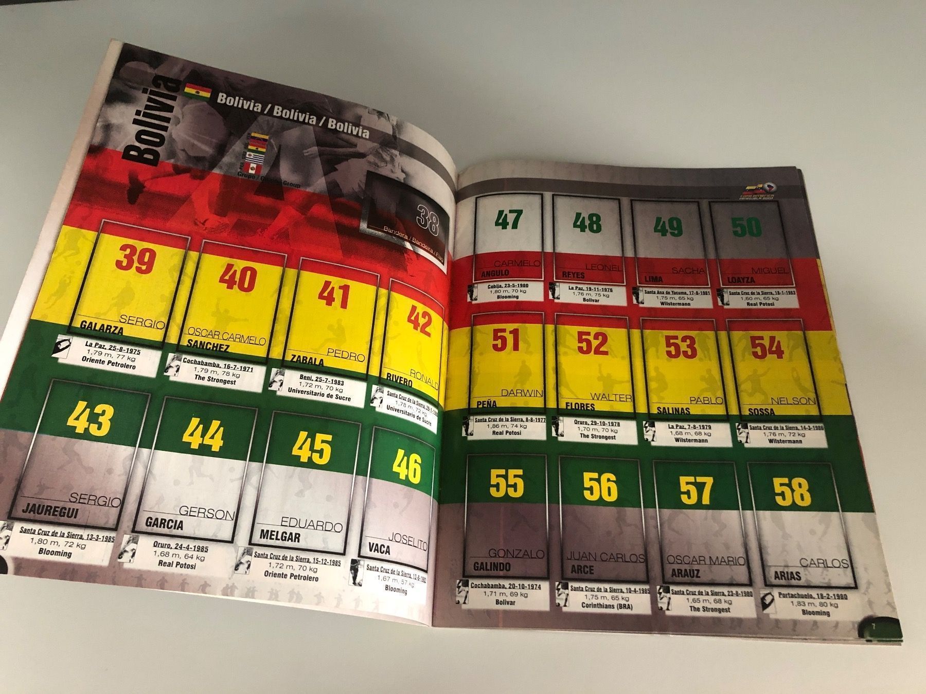 Panini Album: Panini Leeralbum Copa America 2007 – Usato da Hergiswil LU venduto da FcMalkov 2