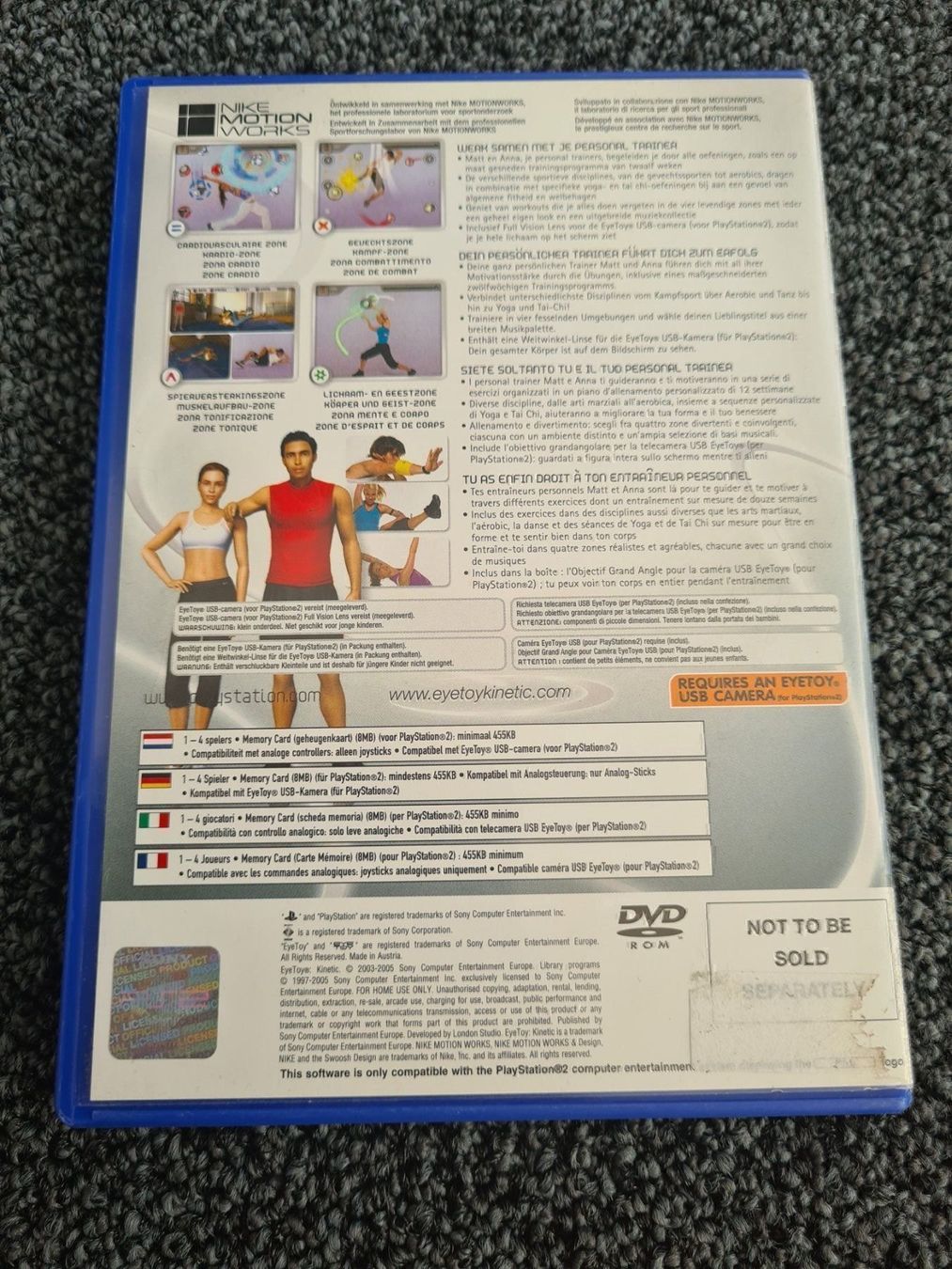 Giochi: EYETOY KINETIC PS2 – Usato da Ruswil venduto da jan_bxl5 1