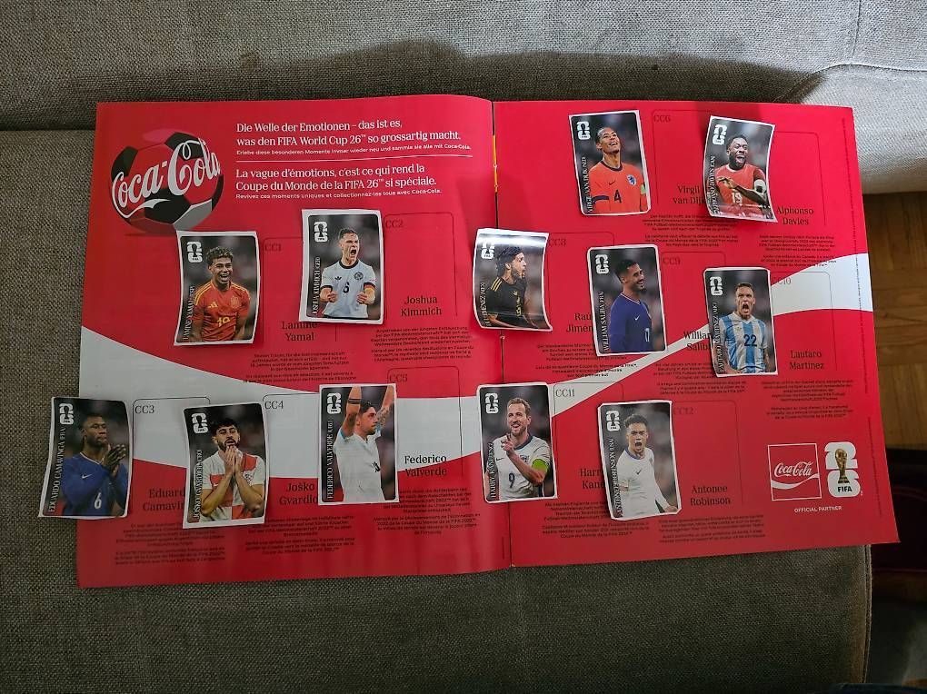Panini Carte collezionabili: Alle 12 Coca Cola Panini WM 2026 Set – Nuovo (secondo la descrizione) da Frauenfeld venduto da Neoncube 1