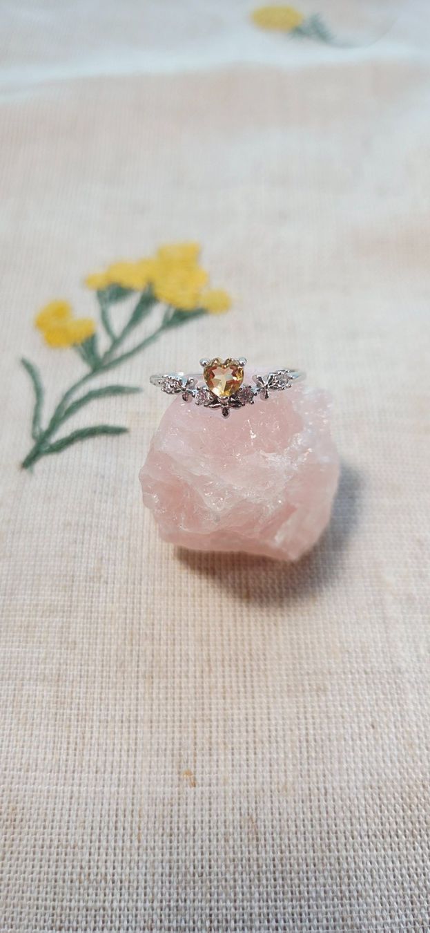 Anelli: NEW - S925 Citrine Ring (Adjustable) – Nuovo (secondo la descrizione) da Zürich venduto da cin_wcf6 3