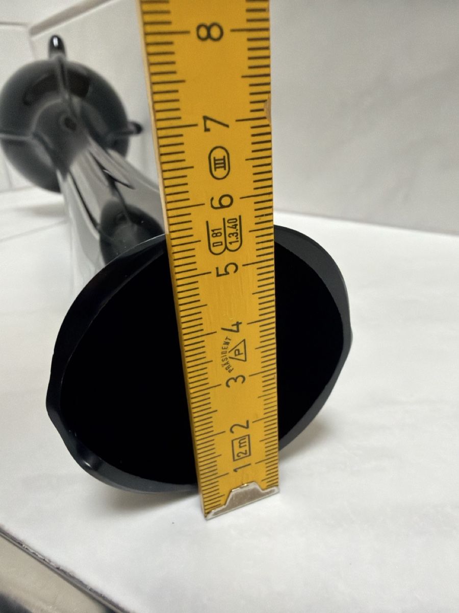 Vasi & Recipienti: Glasvase, Vintage, schwarz. – Usato da Biberist venduto da Momo33 5